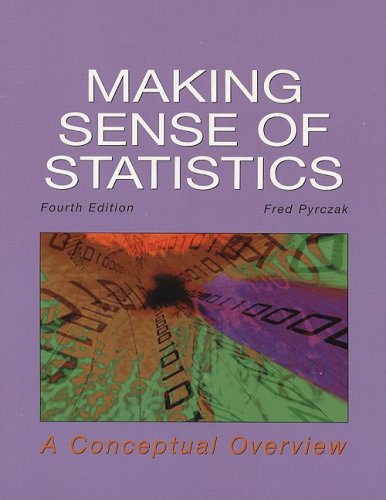 Beispielbild fr Making Sense of Statistics : A Conceptual Overview zum Verkauf von Better World Books