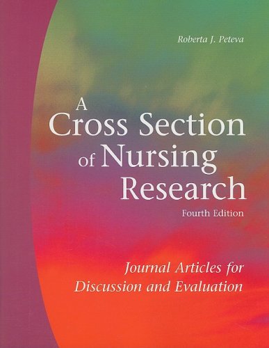 Stock image for A Cross Section of Nursing Research: Journal Articles for Discussion and Evaluation for sale by BooksRun