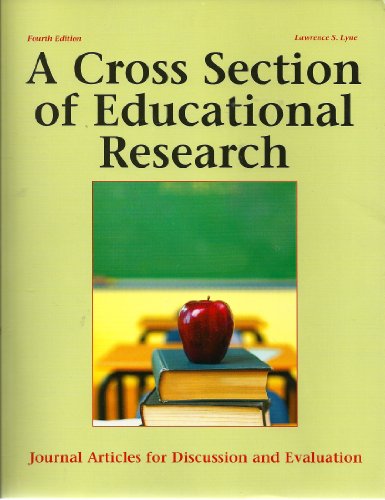 Immagine dell'editore per A Cross Section of Educational Research: Journal Articles for Discussion and Evaluation venduto da ThriftBooks-Atlanta