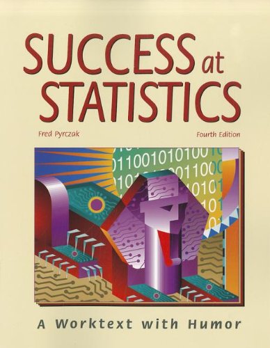 Imagen de archivo de Success at Statistics: A Worktext with Humor a la venta por SecondSale