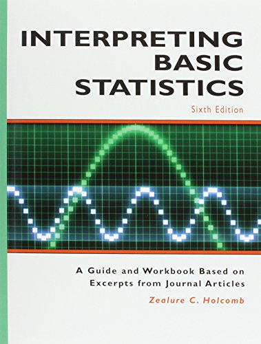 Beispielbild fr Interpreting Basic Statistics-6th Ed : A Guide and Workbook Based on Excerpts from Journal Articles zum Verkauf von Better World Books