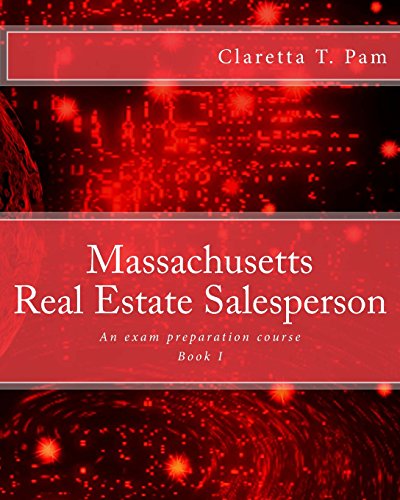 Stock image for Massachusetts Real Estate Salesperson - Book I: An exam preparation course (Real Estate Learning Series) for sale by Lucky's Textbooks