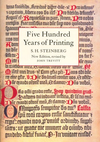 Beispielbild fr Five Hundred Years of Printing zum Verkauf von Better World Books