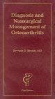 Imagen de archivo de Diagnosis Nonsurgical Management of Osteoarthritis a la venta por JR Books