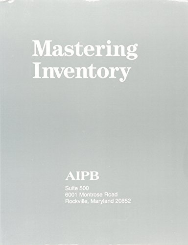 Beispielbild fr Mastering Inventory (Professional Bookkeeping Certification) zum Verkauf von SecondSale