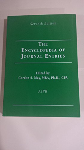 Stock image for Encyclopedia of Journal Entries for sale by Tim's Used Books  Provincetown Mass.