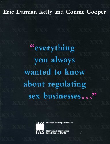 Beispielbild fr Everything You Always Wanted to Know about Regulating Sex Businesses zum Verkauf von BooksRun