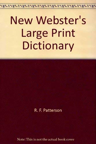Stock image for Large Print New Webster's Dictionary for sale by HPB-Diamond