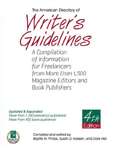 Beispielbild fr The American Directory of Writer's Guidelines 4th Edition zum Verkauf von Wonder Book
