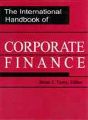 Stock image for The International Handbook of Corporate Finance (Glenlake Business Reference Books) for sale by HPB-Red