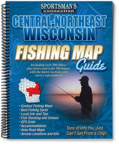 Beispielbild fr Central-Northeast Wisconsin Fishing Map Guide zum Verkauf von HPB-Red