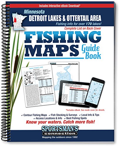 Imagen de archivo de Detroit Lakes & Otter Tail Area Fishing Map Guide a la venta por HPB-Red