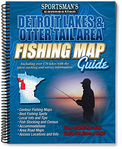 Stock image for Detroit Lakes & Otter Tail Area Fishing Map Guide for sale by HPB-Red