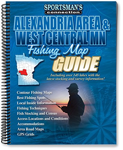 9781885010292: Minnesota Alexandria Area & West Central MN Fishing Maps Guide Book