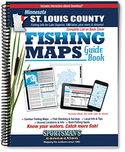Stock image for Minnesota St. Louis County Fishing Map Guide (Fishing Maps from Sportsmans Connection) for sale by KuleliBooks