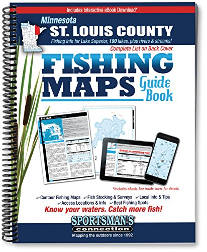 Stock image for Minnesota St. Louis County Fishing Map Guide (Fishing Maps from Sportsman's Connection) for sale by SecondSale