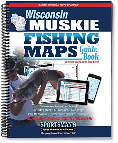 Stock image for Wisconsin Muskie Fishing Map Guide (Fishing Maps from Sportsman's Connection) for sale by Poverty Hill Books