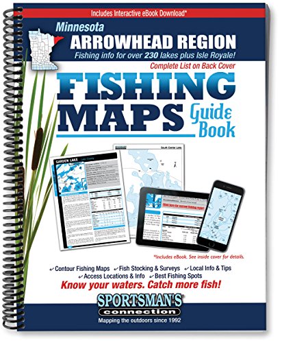 Stock image for Minnesota Arrowhead Region Fishing Map Guide (Fishing Maps from Sportsman's Connection) for sale by HPB-Red