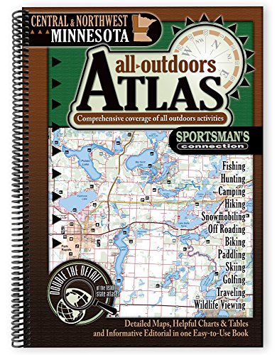Imagen de archivo de Central Northwest Minnesota All-Outdoors Atlas & Field Guide a la venta por BooksRun