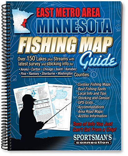 Stock image for East Metro Area Minnesota Fishing Map Guide for sale by HPB-Red