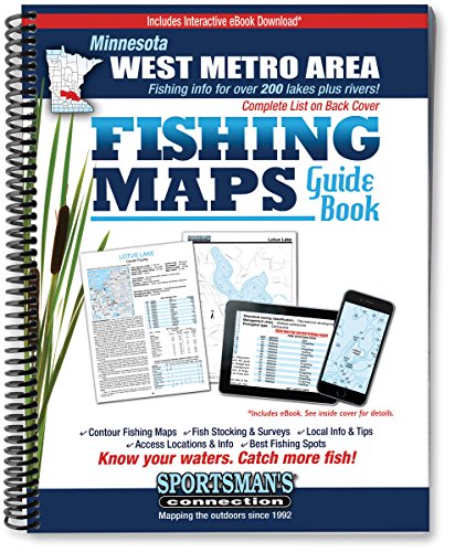 Imagen de archivo de West Metro Area Minnesota Fishing Map Guide a la venta por SecondSale