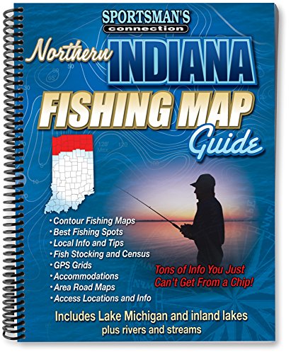 Stock image for Northern Indiana Fishing Map Guide for sale by HPB-Red