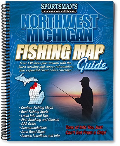 Stock image for Northwest Michigan Fishing Map Guide for sale by HPB-Red