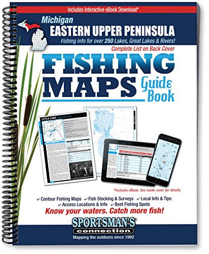 Stock image for Eastern Upper Peninsula Michigan Fishing Map Guide (Sportsman's Connection) for sale by HPB-Red
