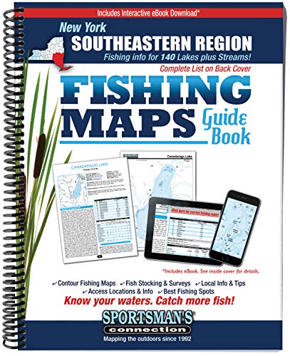 Stock image for Southeastern New York Fishing Map Guide for sale by HPB-Red