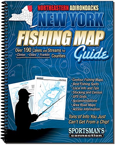 9781885010650: Northeastern Adirondacks New York Fishing Map Guide