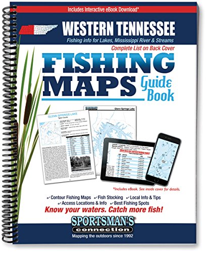 Stock image for West Tennessee Fishing Map Guide for sale by GoldBooks