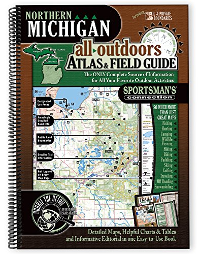 9781885010735: Northern Michigan All-Outdoors Atlas & Field Guide [Idioma Ingls]