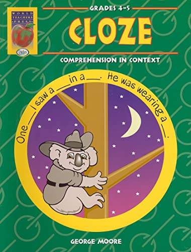 9781885111296: Cloze, Grades 4-5: Comprehension in Context