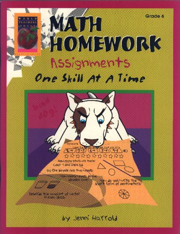 Imagen de archivo de Math Homework Assignments, Grade 6 a la venta por Irish Booksellers