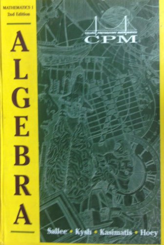 9781885145697: College Preparatory Mathematics 1: Algebra 1 Version 6.1, Complete