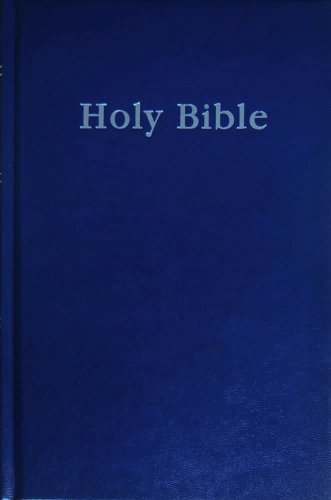 Imagen de archivo de New American Standard Reader's/Pew Bible; Blue Hardcover a la venta por Revaluation Books