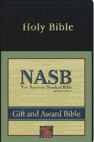 Beispielbild fr New American Standard Gift and Award Bible; Black Imitation Leather zum Verkauf von Hawking Books