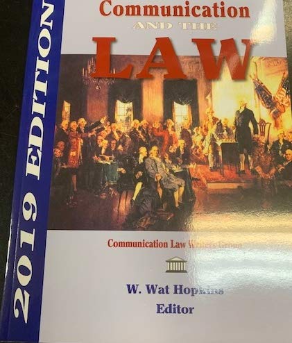 Beispielbild fr Communication & The Law 2019 zum Verkauf von Better World Books