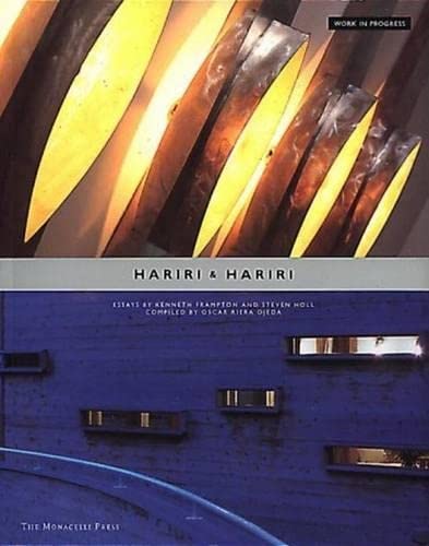 Hariri and Hariri (Works in Progress) (9781885254122) by Hariri, Gisue; Hariri, Mojgan; Frampton, Kenneth
