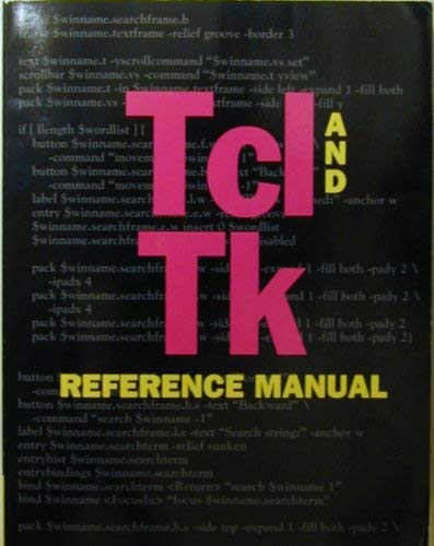 Stock image for Tcl and Tk Reference Manual for sale by HPB-Red