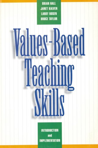 Beispielbild fr Values-Based Teaching Skills : Introduction and Implementation zum Verkauf von Better World Books: West