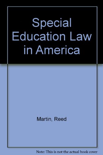 Beispielbild fr Special Education Law in America: The Rights of the Student and the Responsibilities of Those Who Serve zum Verkauf von Idaho Youth Ranch Books