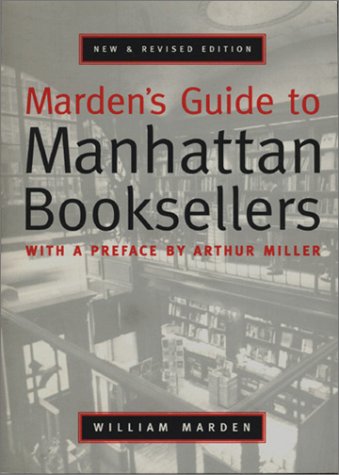 9781885492456: Marden's Guide to Manhattan Booksellers