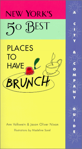 Stock image for New York's 50 Best Places to Have Brunch for sale by Better World Books