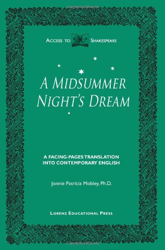 Beispielbild fr A Midsummer Night's Dream (Work in Progress) zum Verkauf von Better World Books