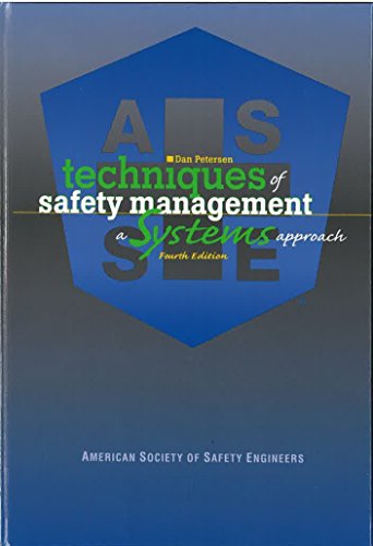 Stock image for Techniques of Safety Management: A Systems Approach for sale by GF Books, Inc.