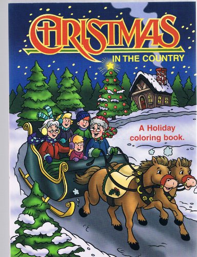 9781885920669: Christmas in the Country - A Holiday Coloring Book