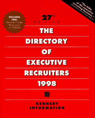 Beispielbild fr Directory of Executive Recruiters 1998 zum Verkauf von medimops