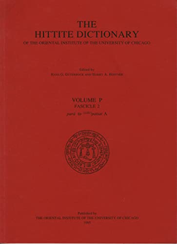 9781885923004: Hittite Dictionary: Fascicle 2