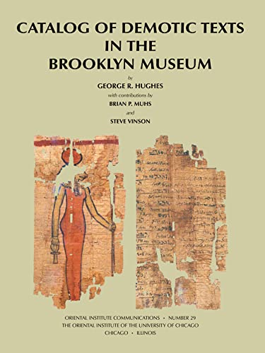 Catalog of Demotic Texts in the Brooklyn Museum.